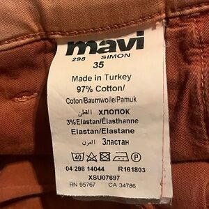 Mavi Denim shorts. Size 35 waist. Excellent condition. Smoke free home.